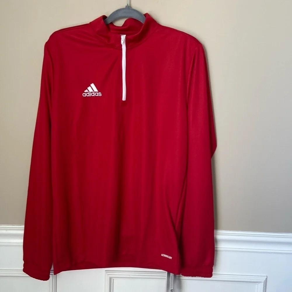 NWT Men’s Red Adidas‎ Pullover - Medium